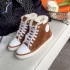 HERMES JIMMY WOOL FUR SNEAKER